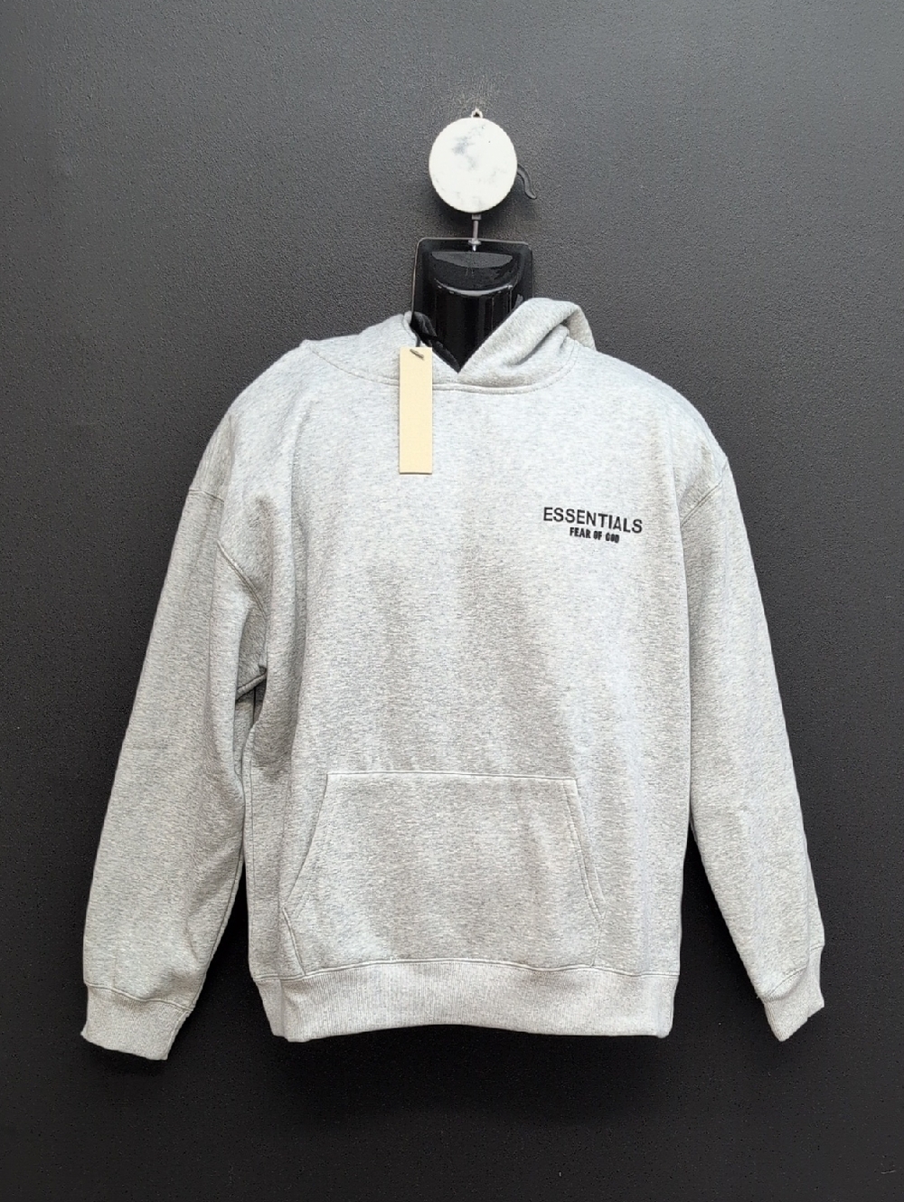 ESSENTIALS Fear of God Long Sleeve Men's Hoodie Medium Light Heather Gray